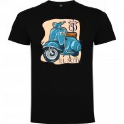 VESPA SNOOPY negra