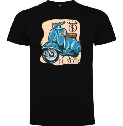 VESPA SNOOPY negra