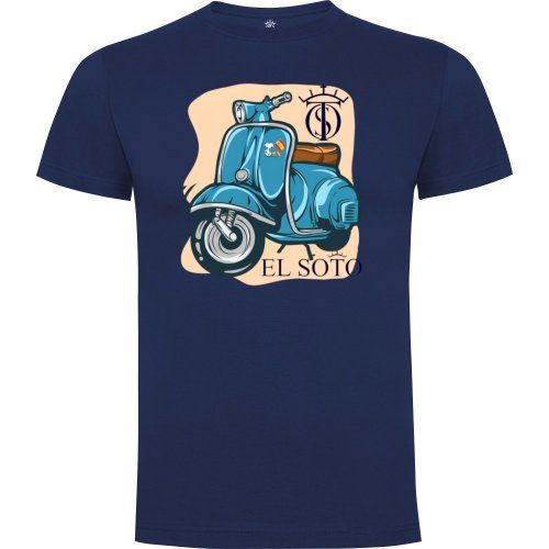 VESPA SNOOPY azul marino