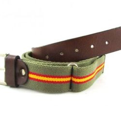 Cinturón de Lona España Verde Ajustable Cinturón de Lona España Verde Ajustable
