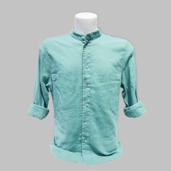 Camisa 100% Lino Verde